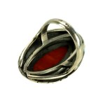 Silver ring with stone, ORNO (18)