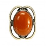 Silver ring with stone, ORNO (22)