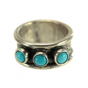 Silver ring with stones, ORNO (23)