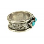 Silver ring with stones, ORNO (23)