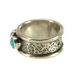 Silver ring with stones, ORNO (23)