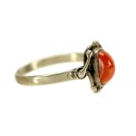 Bracelet and ring with coral, ORNO (46)