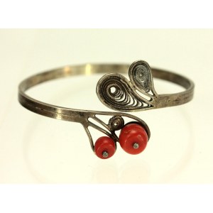 Silver bracelet with beads, Imago Artis (48)