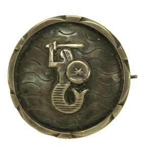 Brooch with mermaid. ORNO, Franciszek Szymanek after 1963 (66)