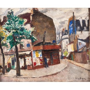 Maria Melania Mutermilch Mela Muter (1876 Warsaw - 1967 Paris), Parisian street, 1940s.