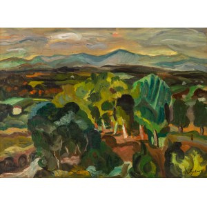 Henryk Epstein (1891 Lodz - 1944 concentration camp, probably Auschwitz), Provençal Landscape, ca. 1920