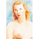 Moses (Moise) Kisling (1891 Kraków - 1953 Paris), Nude of a young, red-haired woman (Jeune rousse, le buste nu), 1935 (?).