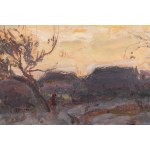 Jan Stanislawski (1860 Olshana, Ukraine - 1907 Krakow), Sunset in Ukraine