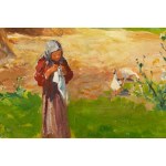 Stanislaw Batowski-Kaczor (1866 Lviv - 1946 Lviv), Little shepherdess