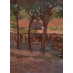Jadwiga Tetmajer-Naimska (1891 - 1973 London), Landscape from Bronowice