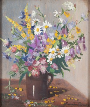 Mieczysław Reyzner (1861 Lwów - 1941 Lwów), Bukiet polnych kwiatów