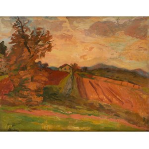 Zygmunt Landau (1898 Łódź - 1962 Tel Aviv), Landscape from the South of France