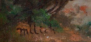Adolf Milich (1884 Tyszowice k. Zamościa - 1964 Paryż), Krajobraz z południa Francji