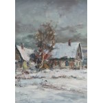 Eugeniusz Dzierzencki (1905 Warsaw - 1990 Sopot), Winter Landscape
