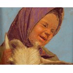 Konstanty Shevchenko (1910 Warsaw - 1991 Warsaw), Girl with a goat