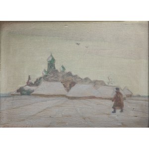 Wilhelm Heinrich Rohmeyer (1882 Einbeck - 1936 Fischerhude), Landscape with Orthodox Church