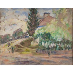 Tadeusz Cybulski (1878 Krakow - 1954 Krakow), Landscape with a nosiwoda