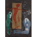 Ewa Kuryluk (ur. 1946, Kraków), Ukrzyżowanie z kobietami w ciąży, 1969