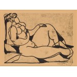 Stanisław Dawski (1905 Dorohusk - 1990 Warszawa), Akt , lata 60. XX w.