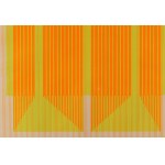 Julian Stanczak (1928 Borownica - 2017 Seven Hills, Ohio), Vznikající pomeranč, 1970