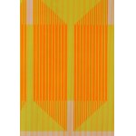 Julian Stańczak (1928 Borownica - 2017 Seven Hills, Ohio), Emerging Orange, 1970