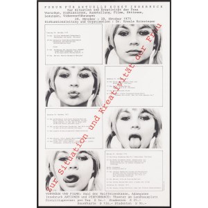 Plakát k výstavě O situaci a tvořivosti žen, 1975