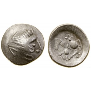 Celtowie Wschodni, tetradrachma typu Sattelkopfpferd, II-I w. pne