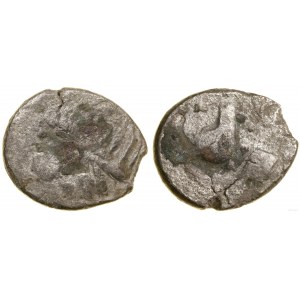 Ostkelten, Tetradrachme vom Typ Kugelwange, ca. 2. Jahrhundert v. Chr.