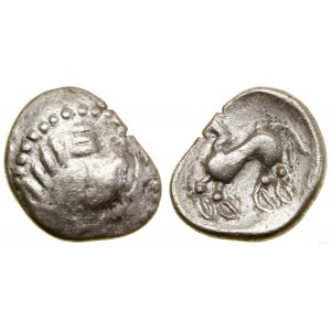 Východní Keltové, drachma typu Kapostaler Kleingeld, asi 2. století př. n. l.
