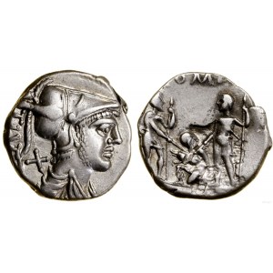 Římská republika, denár, 137 př. n. l., Řím
