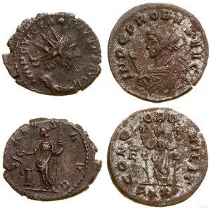 Roman Empire, flight 2 x antoninian coinage