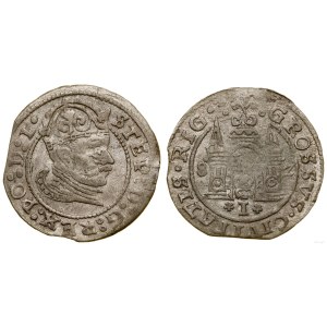 Polsko, penny, 1582, Riga