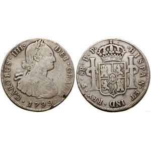 Bolivia, 8 reales, 1799, Potosi