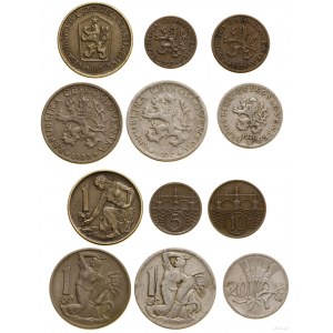 Czechoslovakia, set of 6 coins