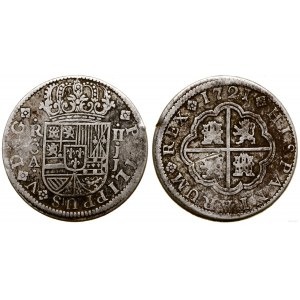 Hiszpania, 2 reale, 1721 JJ, Cuenca