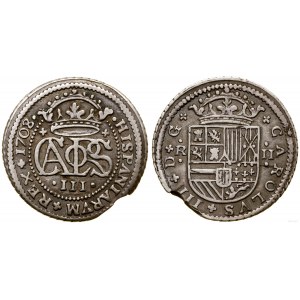 Španělsko, 2 realy, 1708, Barcelona