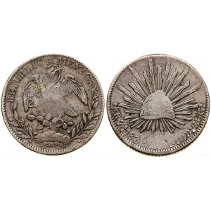 Mexico, 8 reales, 183? Zs OM, Zacatecas