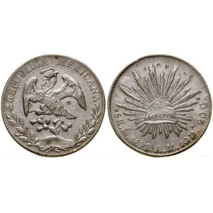 Mexico, 8 reales, 1892 Mo AM, Mexico