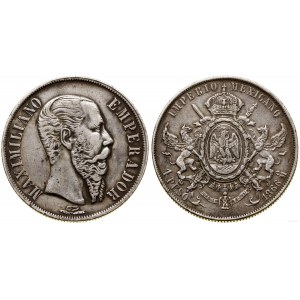 Mexico, 1 peso, 1866 Mo, Mexico