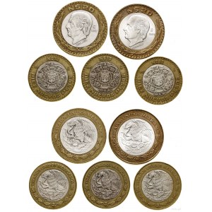 Mexico, lot of 5 coins, Mexico