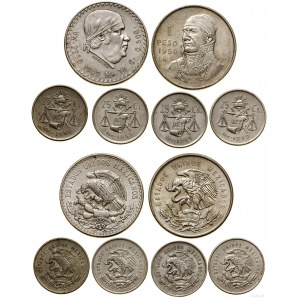 Mexico, lot of 6 coins, Mexico