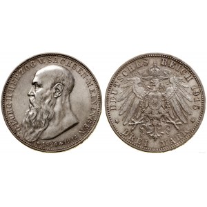 Niemcy, 3 marki pośmiertne, 1915, Monachium
