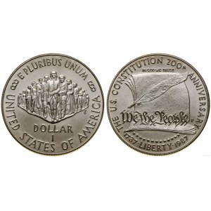United States of America (USA), $1, 1987 P, Philadelphia