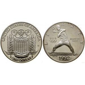 United States of America (USA), $1, 1992 S, San Francisco