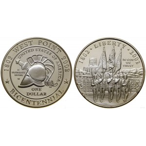 United States of America (USA), $1, 2002 W, West Point
