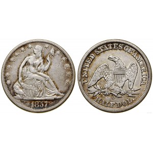 United States of America (USA), 1/2 dollar, 1857 O, New Orleans
