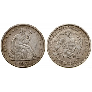 United States of America (USA), 1/2 dollar, 1877, Philadelphia