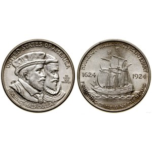 United States of America (USA), 1/2 dollar, 1924, Philadelphia