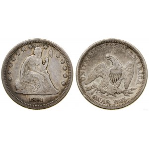 United States of America (USA), 25 cents, 1861, Philadelphia