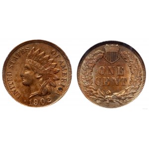 United States of America (USA), 1 cent, 1902, Philadelphia